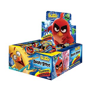 Chiclete Angry Birds Buzzy Tutti Frutti 400g - Caixa com 100 unidades