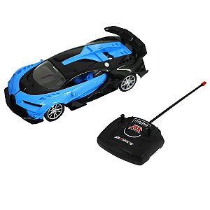 Carro de Controle Remoto Bugatti Azul