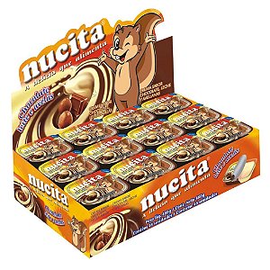 Caixa Nucita Chocolate e Avelã com 36 Unidades