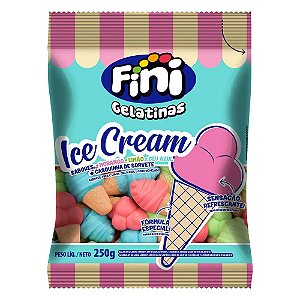 Fini Sorvete Ice Cream Bala Gelatina 250g - 1 Unidade