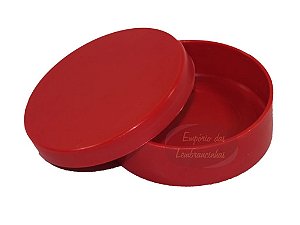 Latinhas de Plástico Mint to Be 5,5x1,5 cm Vermelhas - Kit com 100 unids