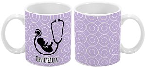 Caneca Profissão 300 ml Obstetrícia - 1 unidade