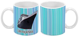 Caneca Profissão 300 ml Construção Naval - 1 unidade