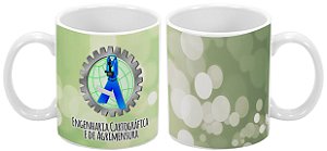 Caneca Profissão 300 ml Engenharia Cartográfica e de Agrimensura - 1 unidade