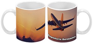 Caneca Profissão 300 ml Engenharia Aeronáutica - 1 unidade