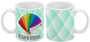 Caneca Profissão 300 ml Design de Interiores - 1 unidade