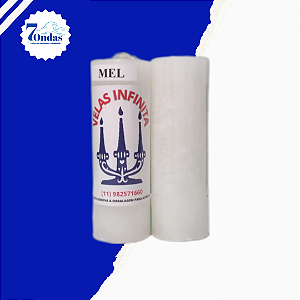 Vela branca de Mel