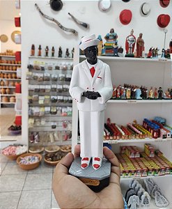 Imagem Seu Zé Pilintra Tradicional 20cm em Gesso