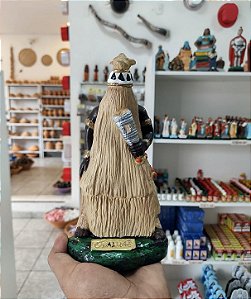 imagem de Obaluaê em gesso de 25 cm
