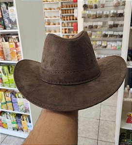 Chapéu Cowboy Marrom – Estilo Country e Excelente Acabamento