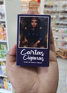 Baralho Cartas Ciganas com 36 Cartas e Manual
