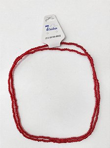 Guia Tradicional de Miçangas Vermelha Transparente – Guia Religiosa de Iansã para Umbanda