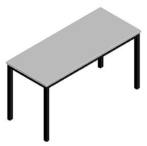 Mesa para Escritório Reta Pé Tubular 1,80 x 0,60 m 18 mm Refeitório