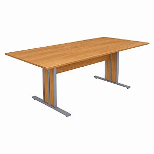 Mesa para Sala de Reunião Escritório Retangular 2,00 X 0,90 M 15 Mm