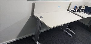 Mesa Reta Escritório 1,00 x 0,70 m 18 mm Cor Argila