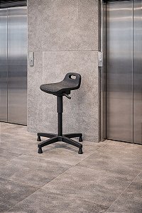 Cadeira Banco Industrial Semi Sentado Ergonômico