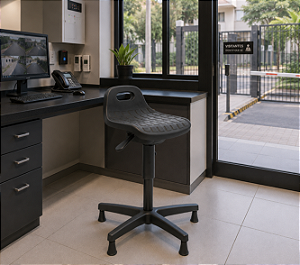 Cadeira Banco Industrial Semi Sentado Ergonômico
