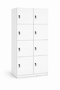 Armario Alta Locker Escaninho 8 Portas com Chaves L 0,80 x P 0,40 x A 1,59 m