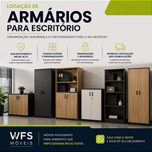 Locação Armarios Para Escritório | WFS Móveis