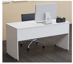 Mesa para Escritório Reta Pé Painel 0,80 x 0,50 m 15 mm Home Office Escrivaninha
