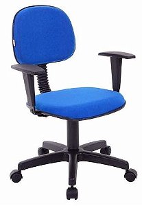 Cadeira para Escritório Secretária Giratória Home Office com Braços Reguláveis