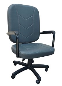 Cadeira Poltrona Diretor Giratória para Obeso até 150 kg Escritório Home Office