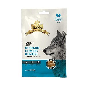 Snacks Hana Healthy Life Dental Care para Cães Adultos - 100g