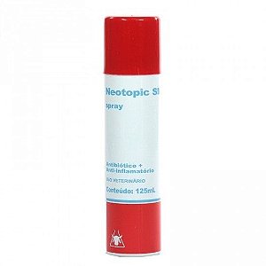 Antibiótico e Anti-inflamatório Neotopic SM Spray 125ml