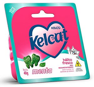 Petisco Kelco Kelcat Snack Funcional Menta 40g