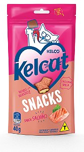 Petisco Kelco Kelcat Snacks Salmão 40g