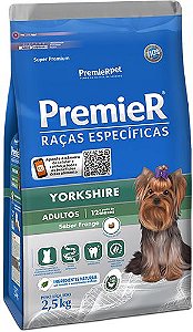 Ração Seca Premier Raças Específicas Yorkshire Adulto sabor Frango