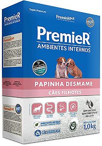 Papinha Desmame Premier Ambientes Internos Cães Filhotes 1kg