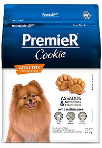 Cookie Premier Cães Adultos Porte Pequeno sabor Original 250g