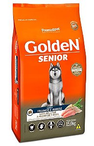 Ração Seca Golden Fórmula Cães Sênior sabor Frango e Arroz 15kg