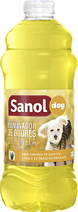 Eliminador de Odores Sanol Dog Citronela 2L