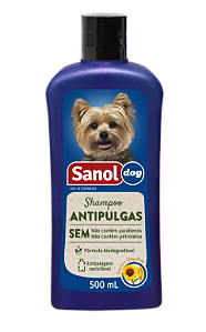 Shampoo Sanol Dog Antipulgas 500ml