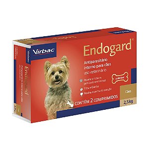 Vermífugo Virbac Endogard para Cães até 2,5 Kg