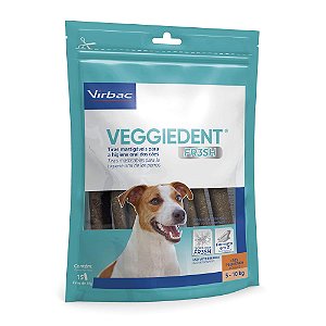 Tiras Mastigáveis Virbac VEGGIEDENT FR3SH para Cães de 5 a 10 Kg