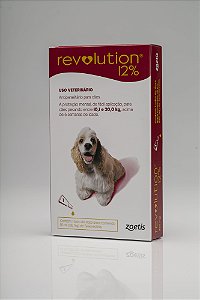 Endectoparasiticida Zoetis Revolution 12% Cães 120mg