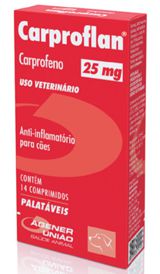Anti-inflamatório Agener União Carproflan 25 mg