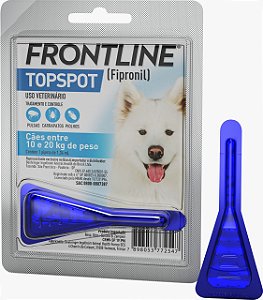 Antipulgas e Carrapatos Boehringer Ingelheim Frontline Topspot 1,34ml para Cães de 10 a 20kg