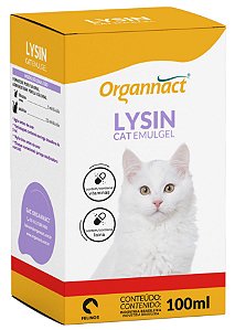 Suplemento Organnact Lysin Cat Emulgel 100ml