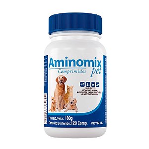 Suplemento Vetnil Aminomix Pet 120 Comprimidos
