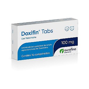 Antimicrobiano Ourofino Doxifin Tabs 100mg 14 Comprimidos