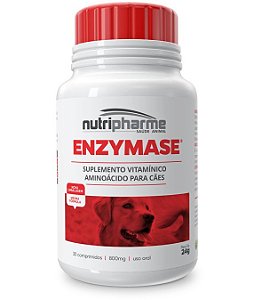 Suplemento Nutripharme Enzymase 800mg 30 Comprimidos