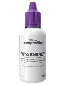 Suplemento Nutripharme Vita Energy Liquido para Cães e Gatos