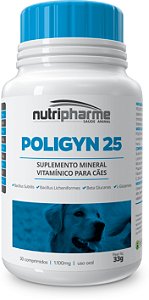 Suplemento Nutripharme Poligyn 25 30 Comprimidos