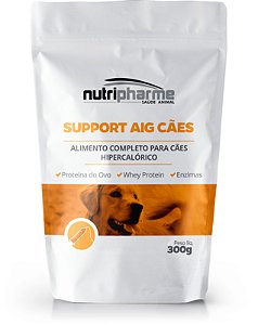 Alimento Completo Hipercalórico Nutripharme Support AIG para Cães 300g