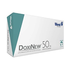 Antibacteriano World Veterinária Doxinew 14 Comprimidos