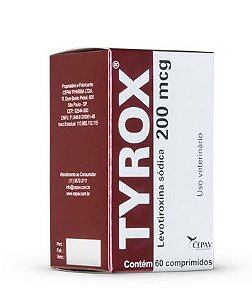 Repositor Hormonal Tyrox Cepav 60 comprimidos